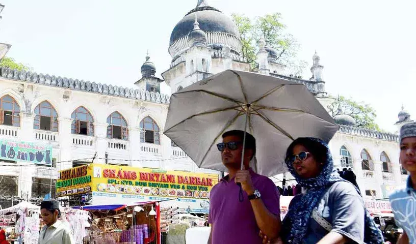 Telangana में दिन के तापमान में तेज़ बढ़ोतरी के चलते हीट अलर्ट जारी