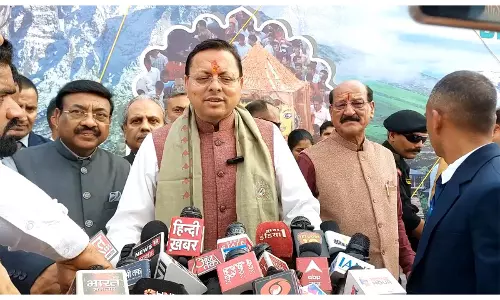 उत्तराखंड के CM धामी ने हरिद्वार में अमित शाह की जनसभा की तैयारियों का जायजा लिया