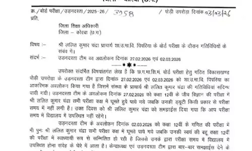 प्रिंसिपल ने बोर्ड परीक्षा में किया धांधली, शिक्षा अधिकारी ने दिए जांच के निर्देश