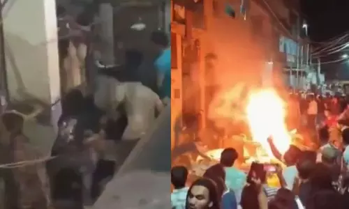 Uttam Nagar में भीड़ ने घर में तोड़फोड़ की और आग लगा दी Uttam Nagar में भीड़ ने घर में तोड़फोड़ की और आग लगा दी