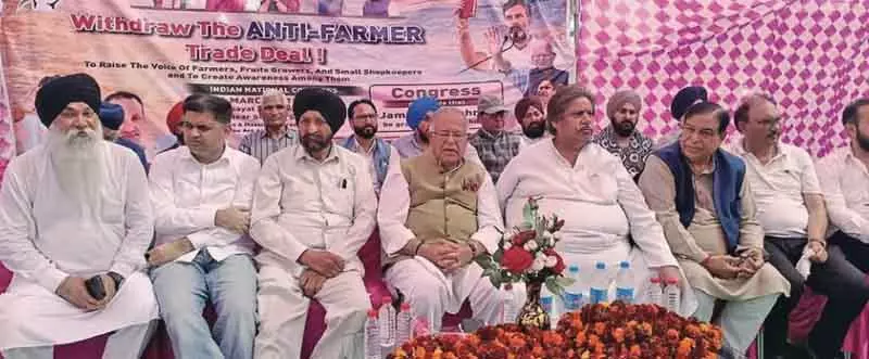 Srinagar कांग्रेस 9 मार्च को US डील के खिलाफ जिलेवार विरोध प्रदर्शन करेगी: कर्रा Srinagar कांग्रेस 9 मार्च को US डील के खिलाफ जिलेवार विरोध प्रदर्शन करेगी: कर्रा