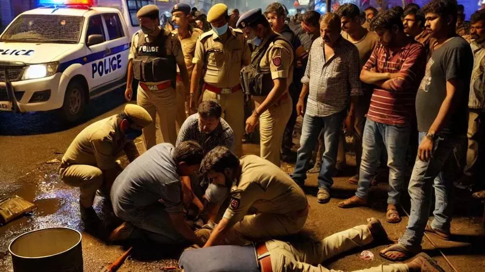 रात में रास्ता पूछने पर युवकों ने किया हमला, बेसबॉल बैट से मारपीट का आरोप रात में रास्ता पूछने पर युवकों ने किया हमला, बेसबॉल बैट से मारपीट का आरोप