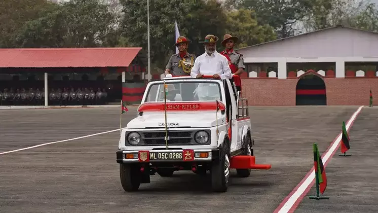 Nagaland: शोखुवी ट्रेनिंग सेंटर में 350 असम राइफल्स के रिक्रूट पास आउट हुए Nagaland: शोखुवी ट्रेनिंग सेंटर में 350 असम राइफल्स के रिक्रूट पास आउट हुए