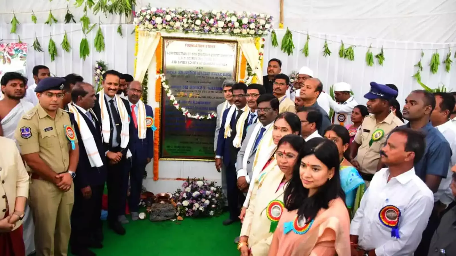 Telangana’s के सिरसिला में कोर्ट कॉम्प्लेक्स की आधारशिला रखी गई