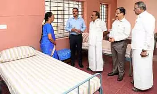 श्रमिकों के लिए विश्राम गृह: Minister सी.वी. गणेशन ने उद्घाटन किया श्रमिकों के लिए विश्राम गृह: Minister सी.वी. गणेशन ने उद्घाटन किया
