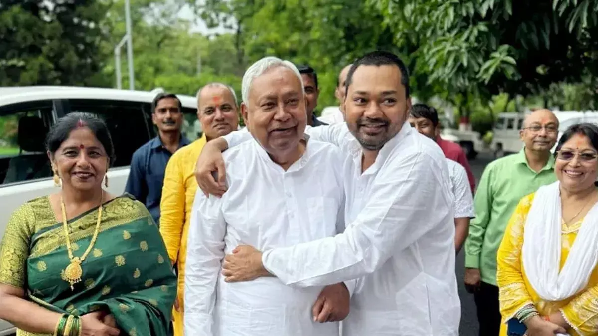 Nitish Kumars के बेटे निशांत आज दोपहर 1 बजे जेडीयू में शामिल होंगे