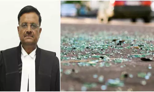 Karnataka : हाई कोर्ट के जज जी बसवराज नेलमंगला के पास कार एक्सीडेंट में बाल-बाल बचे