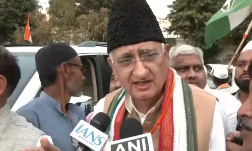 भारत को पश्चिम एशिया संघर्ष को रोकने के लिए कार्रवाई करनी चाहिए: Salman Khurshid भारत को पश्चिम एशिया संघर्ष को रोकने के लिए कार्रवाई करनी चाहिए: Salman Khurshid
