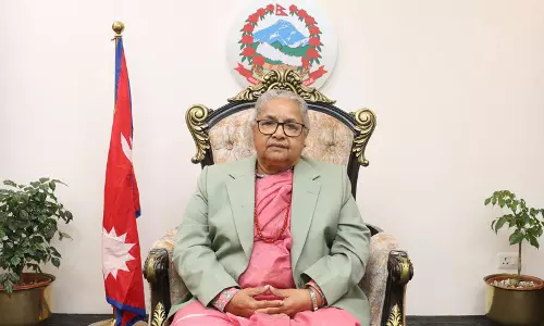 Nepal की जांच संस्था ने जनरल Z के विरोध प्रदर्शनों पर अंतरिम PM सुशीला कार्की को 1,000 पेज की रिपोर्ट सौंपी Nepal की जांच संस्था ने जनरल Z के विरोध प्रदर्शनों पर अंतरिम PM सुशीला कार्की को 1,000 पेज की रिपोर्ट सौंपी