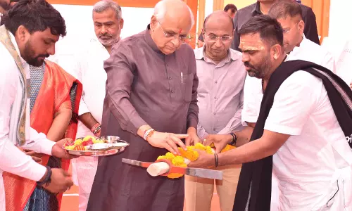 गुजरात के CM भूपेंद्र पटेल ने अहमदाबाद के घाटलोदिया में सरकारी ऑफिस की नींव रखी