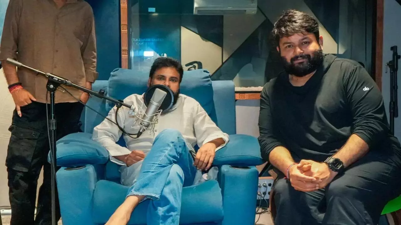 पवन कल्याण ने उस्ताद भगत सिंह के लिए Dubbing शुरू की पवन कल्याण ने उस्ताद भगत सिंह के लिए Dubbing शुरू की