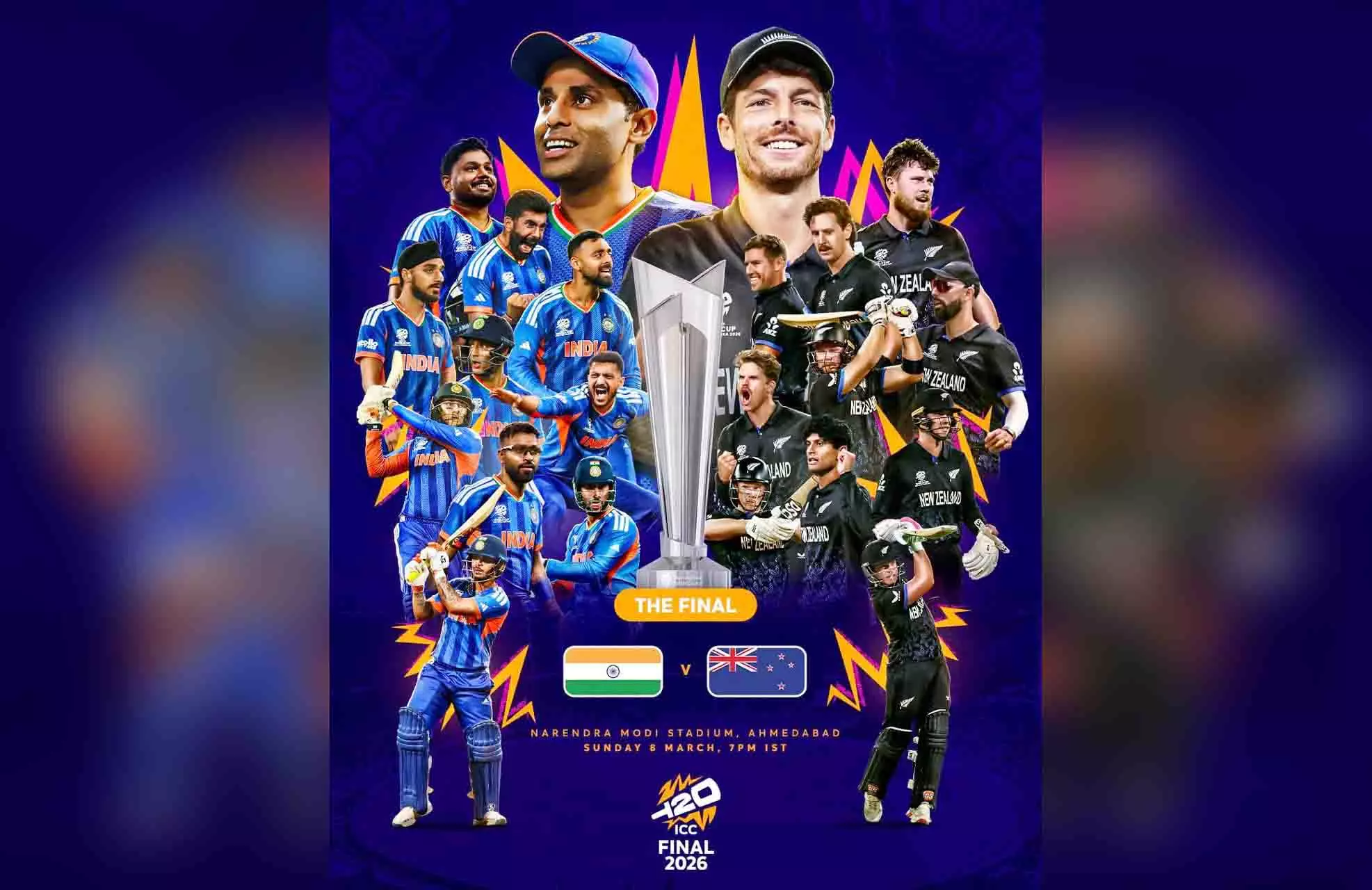 T20 World Cup 2026 Final: आज IND vs NZ फाइनल मैच में भिड़ेगी, जानें टीम इंडिया की प्लेइंग XI T20 World Cup 2026 Final: आज IND vs NZ फाइनल मैच में भिड़ेगी, जानें टीम इंडिया की प्लेइंग XI
