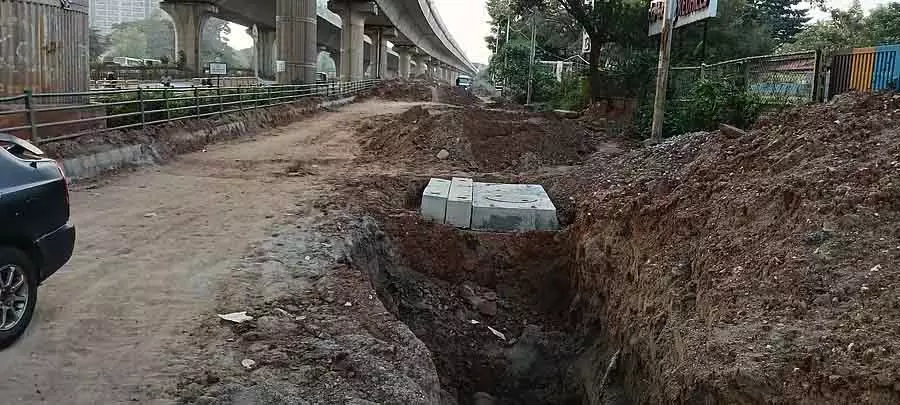 Karnataka: ब्याडगी नगर पालिका ने बिना इजाज़त के काकोला रोड पर सड़क खोदी, लोगों का गुस्सा Karnataka: ब्याडगी नगर पालिका ने बिना इजाज़त के काकोला रोड पर सड़क खोदी, लोगों का गुस्सा