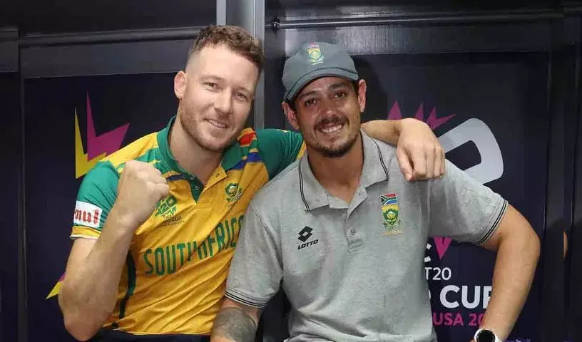 क्विंटन डी कॉक, डेविड मिलर T20 WC 2026 के दौरान ICC से नाराज़ क्विंटन डी कॉक, डेविड मिलर T20 WC 2026 के दौरान ICC से नाराज़