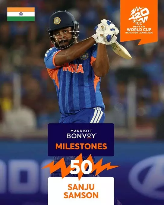 Sanju Samson का लगातार तीसरा अर्धशतक, भारत को दिलाई तूफानी शुरुआत Sanju Samson का लगातार तीसरा अर्धशतक, भारत को दिलाई तूफानी शुरुआत