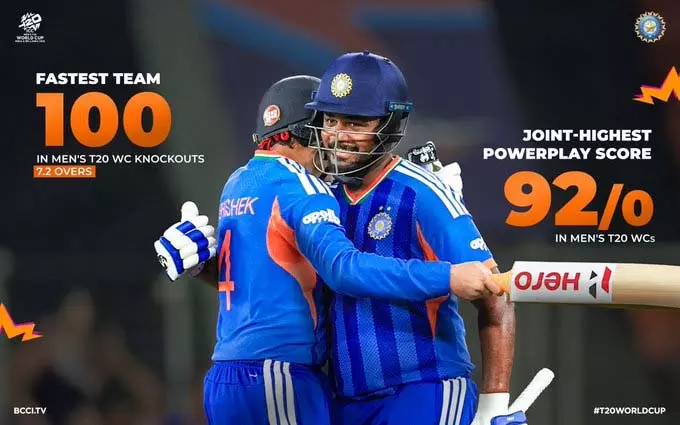T20 WC फाइनल 2026: संजू-अभिषेक ने मचाया तहलका T20 WC फाइनल 2026: संजू-अभिषेक ने मचाया तहलका