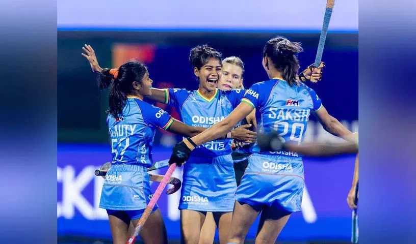 India ने फिफ्थ महिला विश्व कप क्वालीफायर में उरुग्वे को 4-0 से हराया