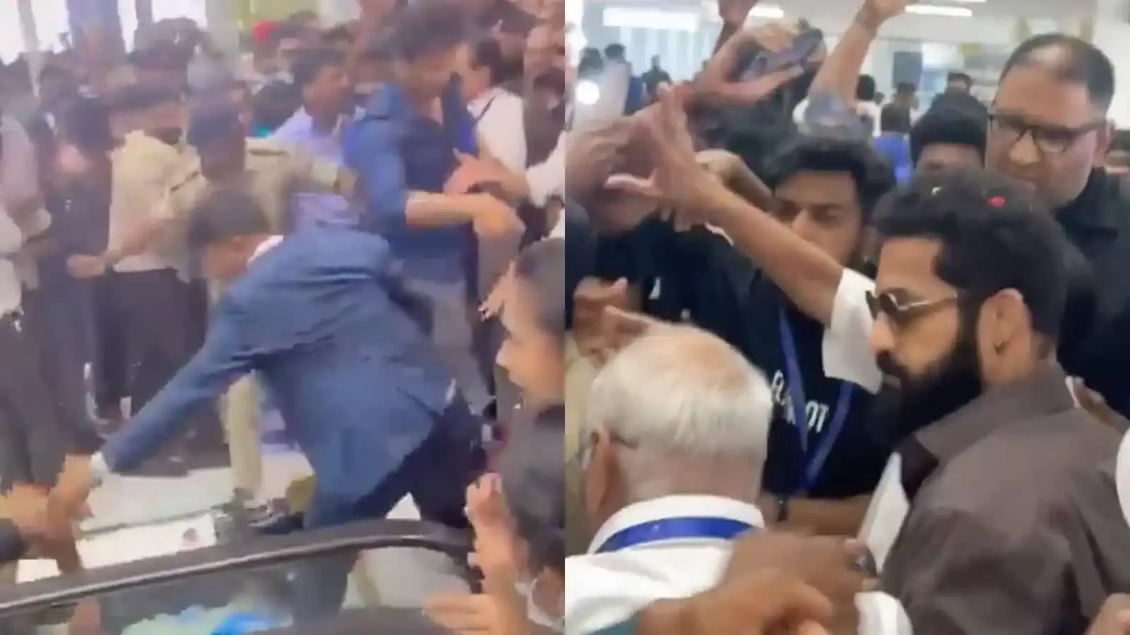 बेंगलुरु में जूनियर एनटीआर के हॉस्पिटल इवेंट में फैंस की भारी भीड़ उमड़ी