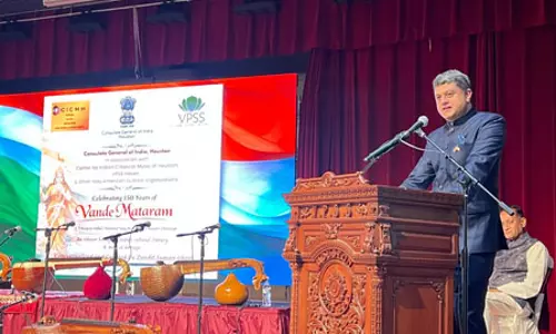 वंदे मातरम के 150 साल पूरे होने पर ह्यूस्टन में भव्य सम्मान समारोह