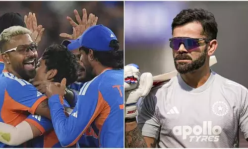 हमारे धमाकेदार क्रिकेट का कोई मुकाबला नहीं: Virat Kohli ने टीम इंडिया को बधाई दी हमारे धमाकेदार क्रिकेट का कोई मुकाबला नहीं: Virat Kohli ने टीम इंडिया को बधाई दी