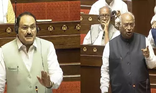 New Delhi: राज्यसभा में विपक्षी सदस्यों के वॉकआउट पर नड्डा का तीखा बयान