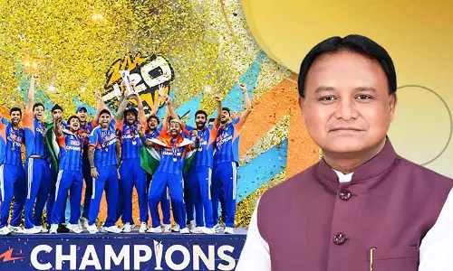 Odisha CM ने टीम इंडिया को ऐतिहासिक टी20 विश्व कप 2026 जीत पर बधाई दी Odisha CM ने टीम इंडिया को ऐतिहासिक टी20 विश्व कप 2026 जीत पर बधाई दी