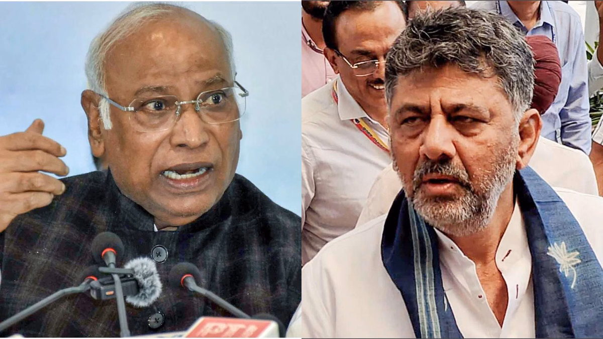 Karnataka: CM पद को लेकर अटकलें, शिवकुमार-मल्लिकार्जुन खरगे दिल्ली में