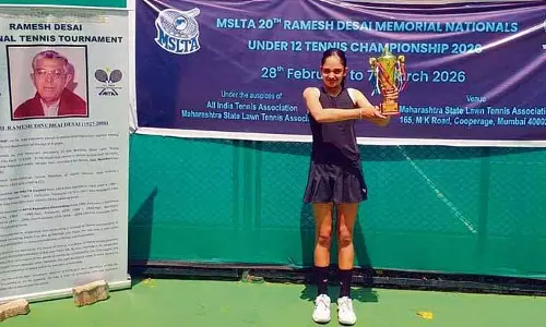 Ludhiana: हार्वेस्ट एकेडमी के ट्रेनी ने U-12 नेशनल टेनिस टाइटल जीता Ludhiana: हार्वेस्ट एकेडमी के ट्रेनी ने U-12 नेशनल टेनिस टाइटल जीता