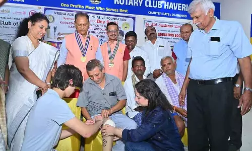 Haveri : 183 लोगों को आर्टिफिशियल लिंब लगाए गए