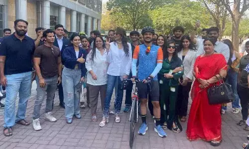 Kanthi Dutt हैदराबाद से मुंबई तक 800 किमी साइकिलिंग एक्सपीडिशन पर