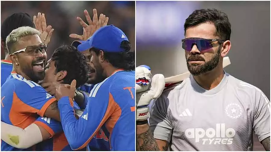 हमारे धमाकेदार क्रिकेट का कोई मुकाबला नहीं: Virat Kohli ने टीम इंडिया को बधाई दी हमारे धमाकेदार क्रिकेट का कोई मुकाबला नहीं: Virat Kohli ने टीम इंडिया को बधाई दी