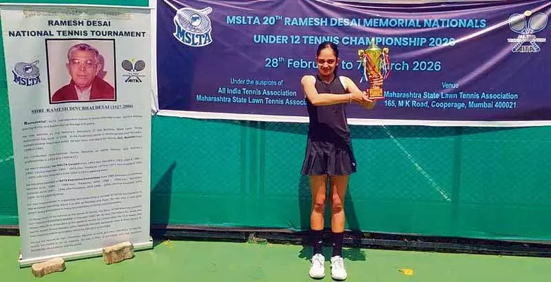 Ludhiana: हार्वेस्ट एकेडमी के ट्रेनी ने U-12 नेशनल टेनिस टाइटल जीता Ludhiana: हार्वेस्ट एकेडमी के ट्रेनी ने U-12 नेशनल टेनिस टाइटल जीता