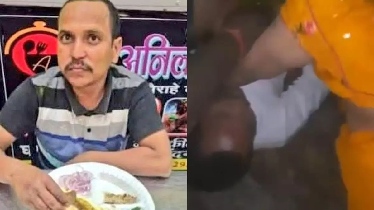 Kanpur मंदिर के पुजारी को नॉन-वेज फोटो वायरल होने पर घसीटा गया, पीटा गया Kanpur मंदिर के पुजारी को नॉन-वेज फोटो वायरल होने पर घसीटा गया, पीटा गया