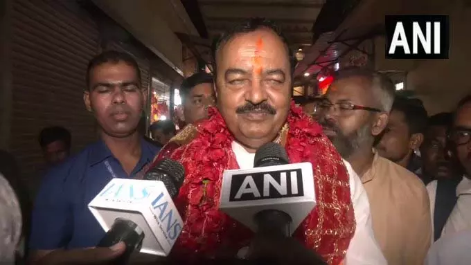Keshav Prasad Maurya ने Kalighat Kali Temple में की पूजा, बोले Keshav Prasad Maurya ने Kalighat Kali Temple में की पूजा, बोले