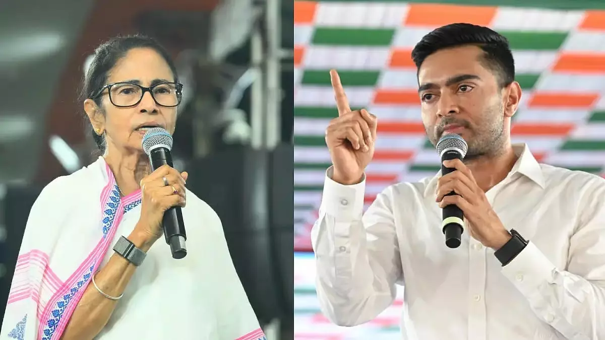 अभिषेक ने ‘Bigger Conspiracy’ का संकेत दिया, ममता ने ज्ञानेश की आलोचना की अभिषेक ने ‘Bigger Conspiracy’ का संकेत दिया, ममता ने ज्ञानेश की आलोचना की