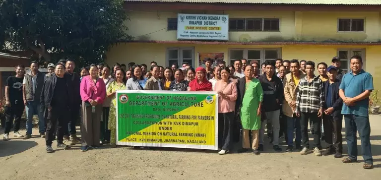 KVK दीमापुर ने प्राकृतिक खेती पर ट्रेनिंग दी