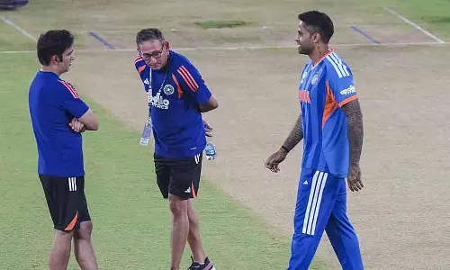 Gautam Gambhir ने निडर क्रिकेट की तारीफ की, सूर्यकुमार यादव की नजर 2028 ओलंपिक गोल्ड पर Gautam Gambhir ने निडर क्रिकेट की तारीफ की, सूर्यकुमार यादव की नजर 2028 ओलंपिक गोल्ड पर