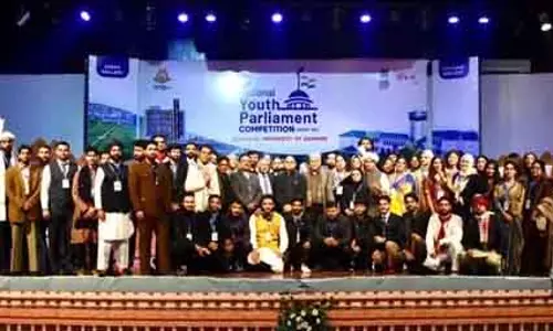 Srinagar 17वीं यूथ पार्लियामेंट कॉम्पिटिशन में KU नेशनल चैंपियन बना