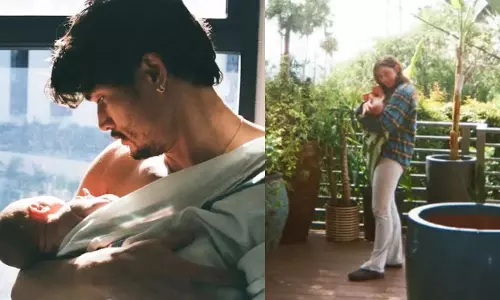 चार्ल्स मेल्टन ने गर्लफ्रेंड Camille Summers-Valli के साथ पहले बच्चे का स्वागत किया