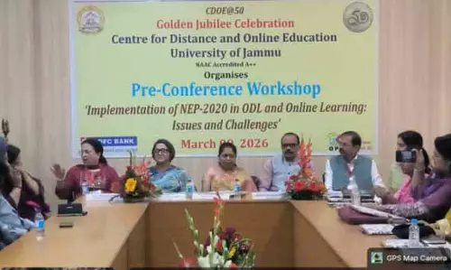 जेयू द्वारा ODL, ऑनलाइन लर्निंग में NEP-2020 कार्यान्वयन पर कार्यशाला आयोजित की गई
