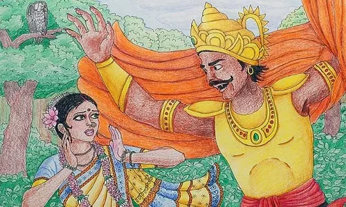 Bareilly: रामलीला में सीता का हरण, जटायु की वीरता पर आया संकट Bareilly: रामलीला में सीता का हरण, जटायु की वीरता पर आया संकट