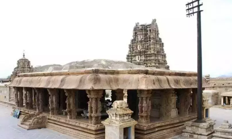 Andhra: वोंटीमिट्टा मंदिर 26 मार्च से ब्रह्मोत्सव के लिए तैयार है