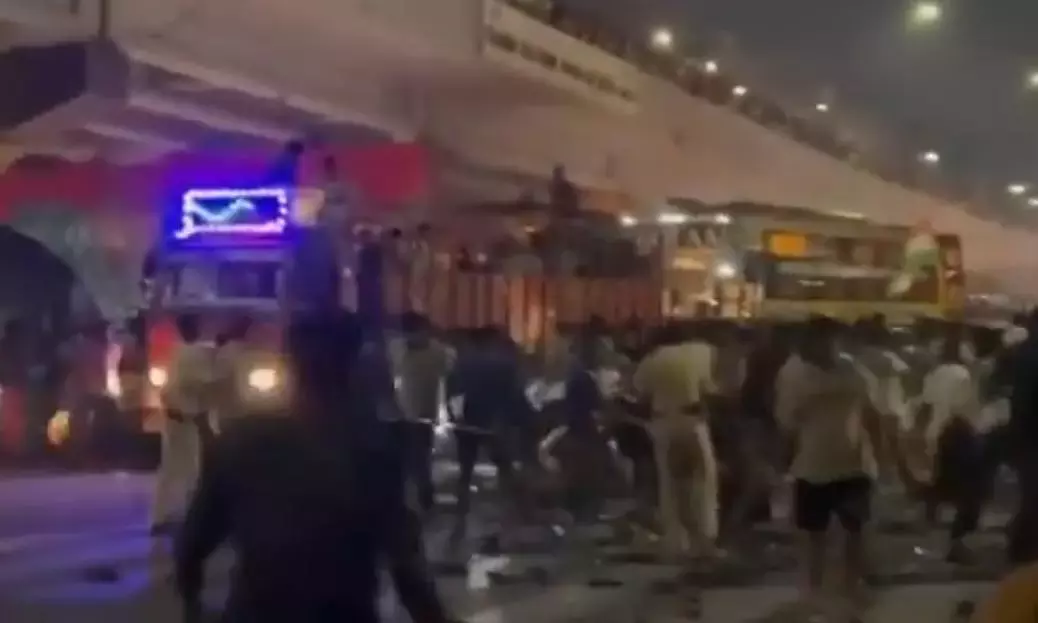 Telangana: मैसामगुडा में जश्न में अफरा-तफरी मच गई Telangana: मैसामगुडा में जश्न में अफरा-तफरी मच गई