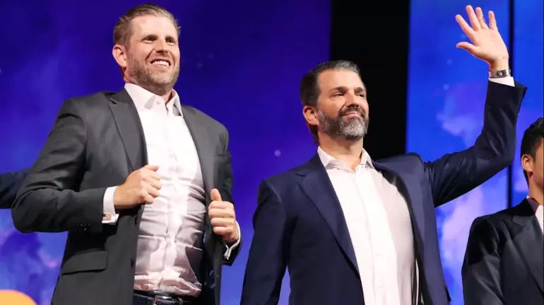 Trump के बेटों ने पेंटागन के काम से जुड़े नए मिलिट्री ड्रोन वेंचर का समर्थन किया Trump के बेटों ने पेंटागन के काम से जुड़े नए मिलिट्री ड्रोन वेंचर का समर्थन किया