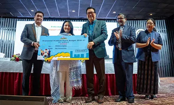 Arunachal: जन भागीदारी पहल के तहत आइडिया देने के लिए 5 लोगों को सम्मानित किया गया Arunachal: जन भागीदारी पहल के तहत आइडिया देने के लिए 5 लोगों को सम्मानित किया गया