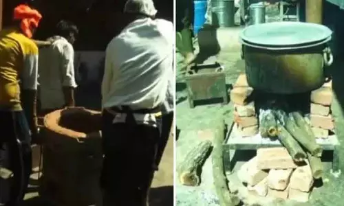 Gwalior में कमर्शियल गैस सिलेंडर पर रोक से शादियों पर असर; लकड़ी और कोयले के चूल्हे पर बन रहा खाना Gwalior में कमर्शियल गैस सिलेंडर पर रोक से शादियों पर असर; लकड़ी और कोयले के चूल्हे पर बन रहा खाना