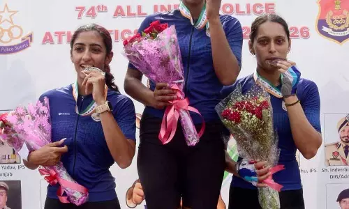 Punjab Police ने 74वीं अखिल भारतीय एथलेटिक्स मीट में पुरुष रिले जीती