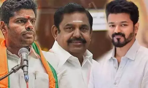 अन्नामलाई ने TVK के NDA में शामिल होने की अटकलों को खारिज किया अन्नामलाई ने TVK के NDA में शामिल होने की अटकलों को खारिज किया
