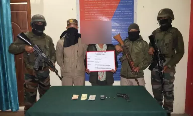 Arunachal: NSCN (खांगो) कैडर तिरप में पकड़ा गया