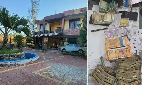 Mhow के फार्महाउस पर छापे में 18 जुआरी गिरफ्तार; ₹13 लाख से ज़्यादा कैश ज़ब्त